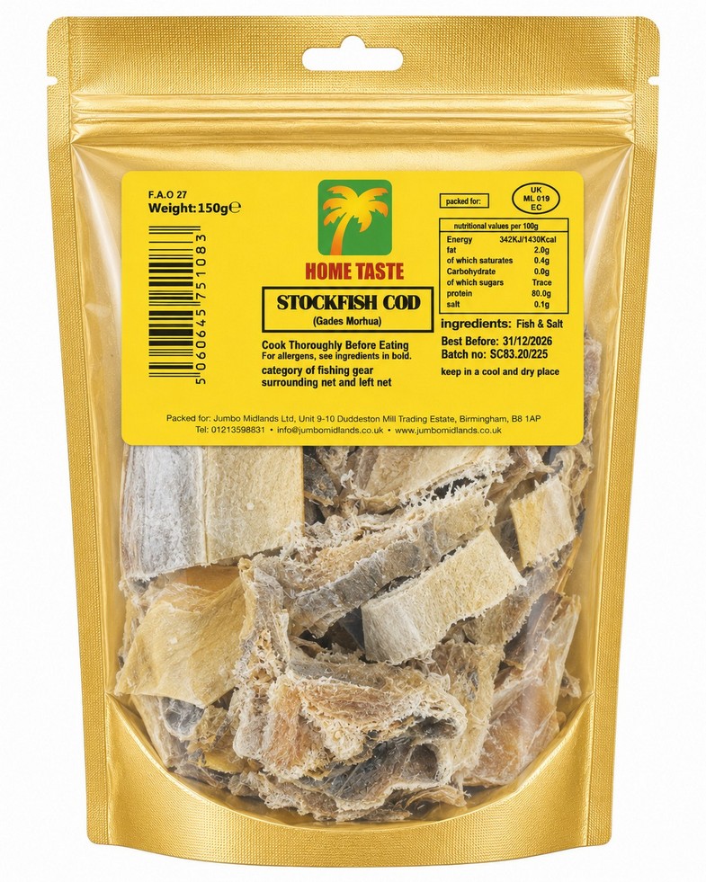HT STOCKFISH (COD) 10X150G