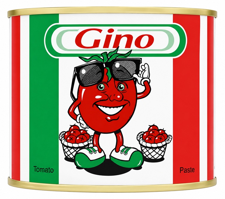 GINO TOMATO PASTE 24X210G