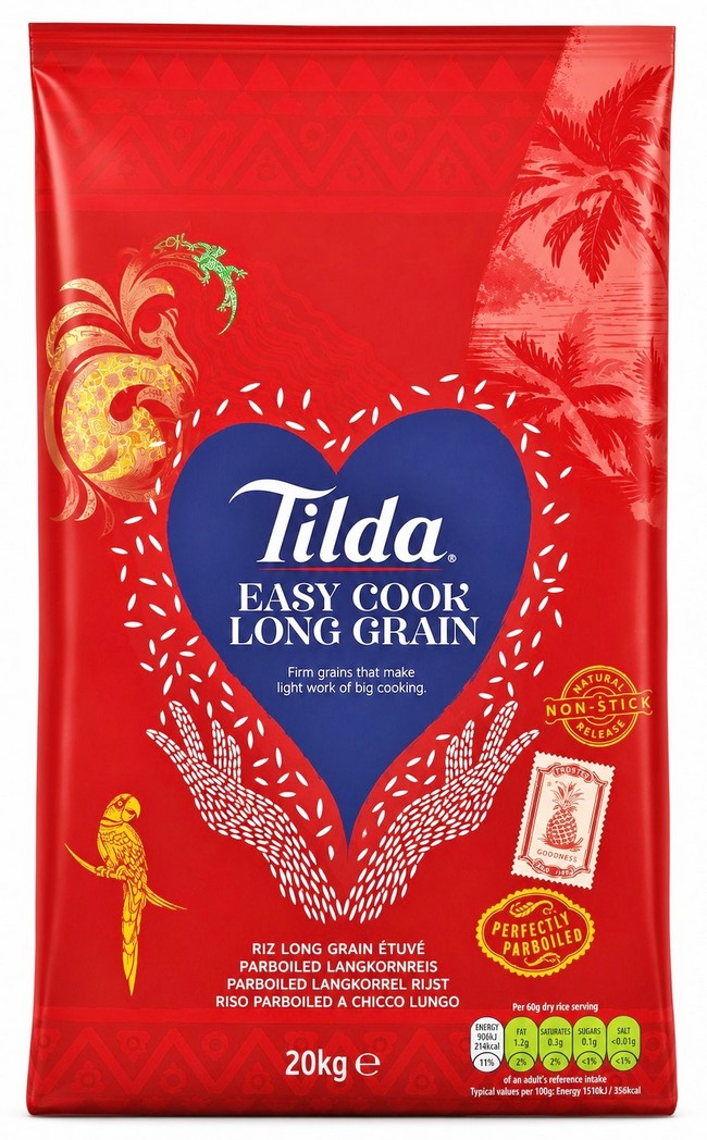 TILDA EASY COOK RICE 20KG