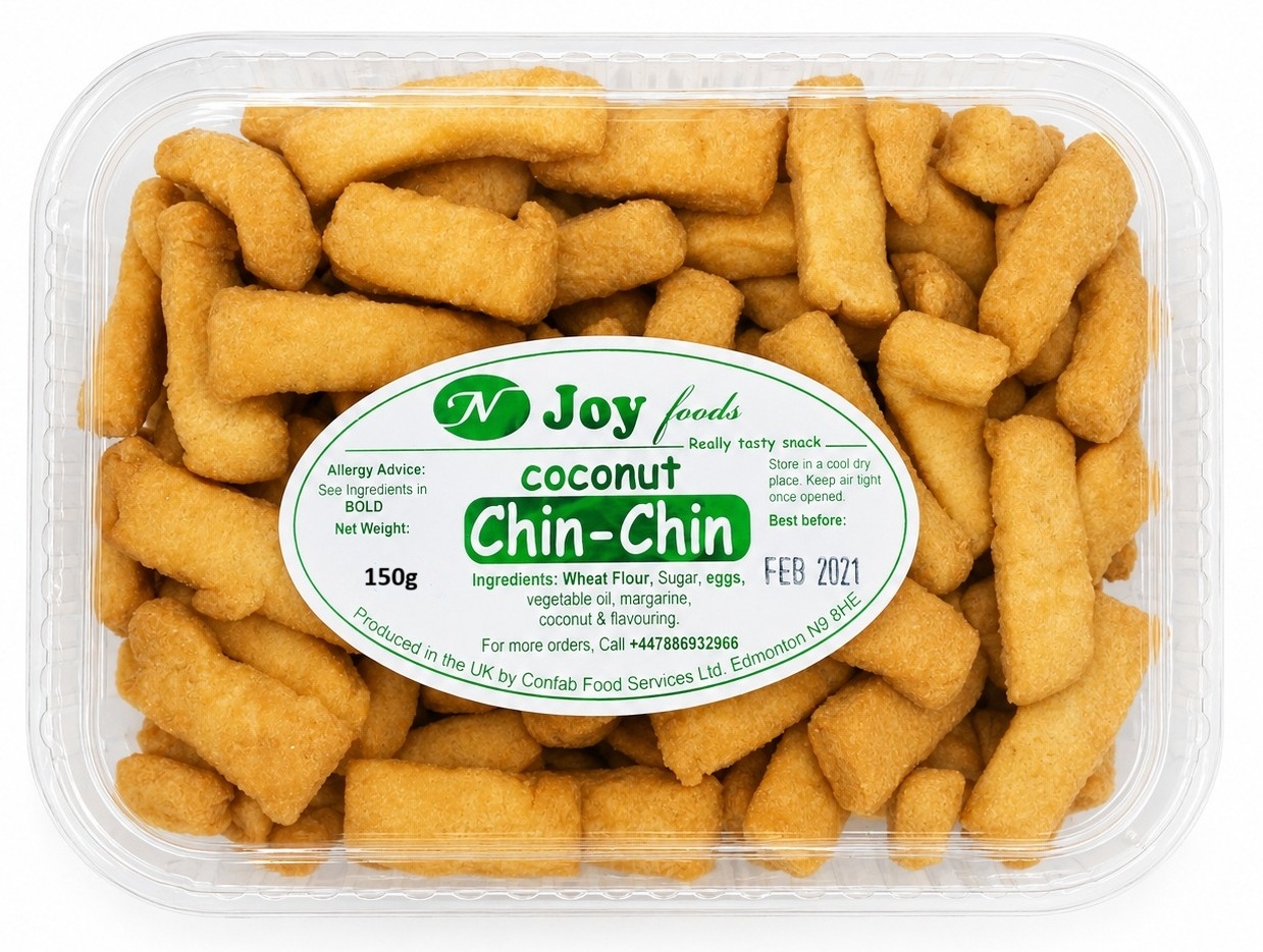 N JOY CHIN CHIN COCONUT 24X150G