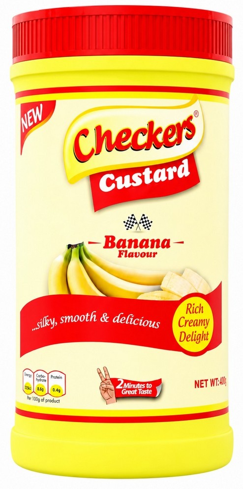 CHECKERS CUSTARD BANANA 12X400G