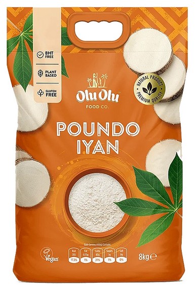 OLU OLU POUNDED YAM 8KG