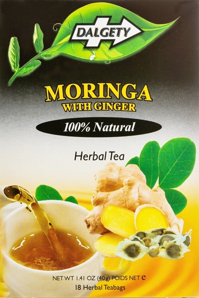 DALGETY MORINGA WITH GINGER TEA 6X40G