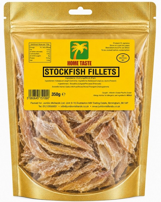 HT STOCKFISH FILLETS 10X350G