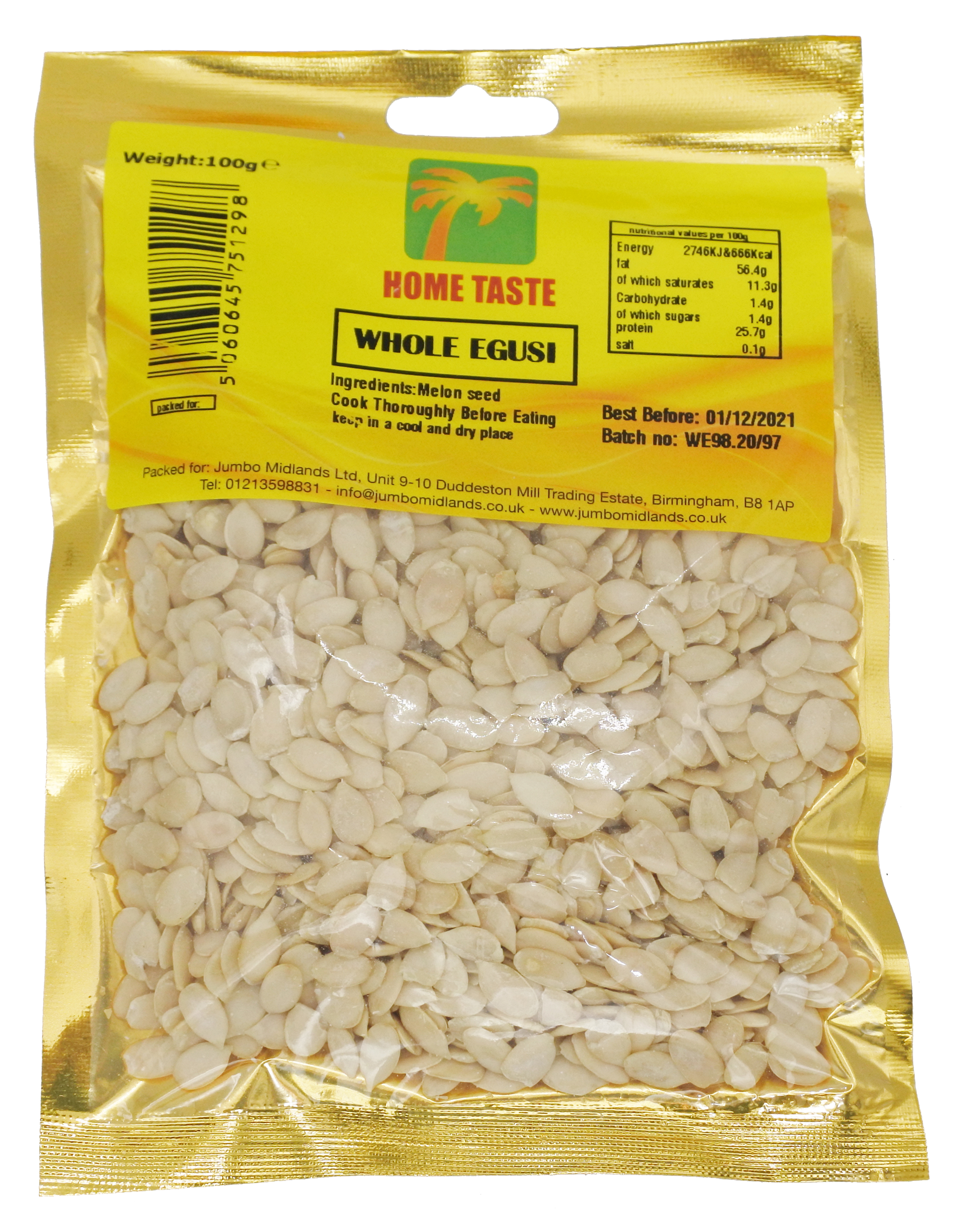 HT WHOLE EGUSI 10X100G