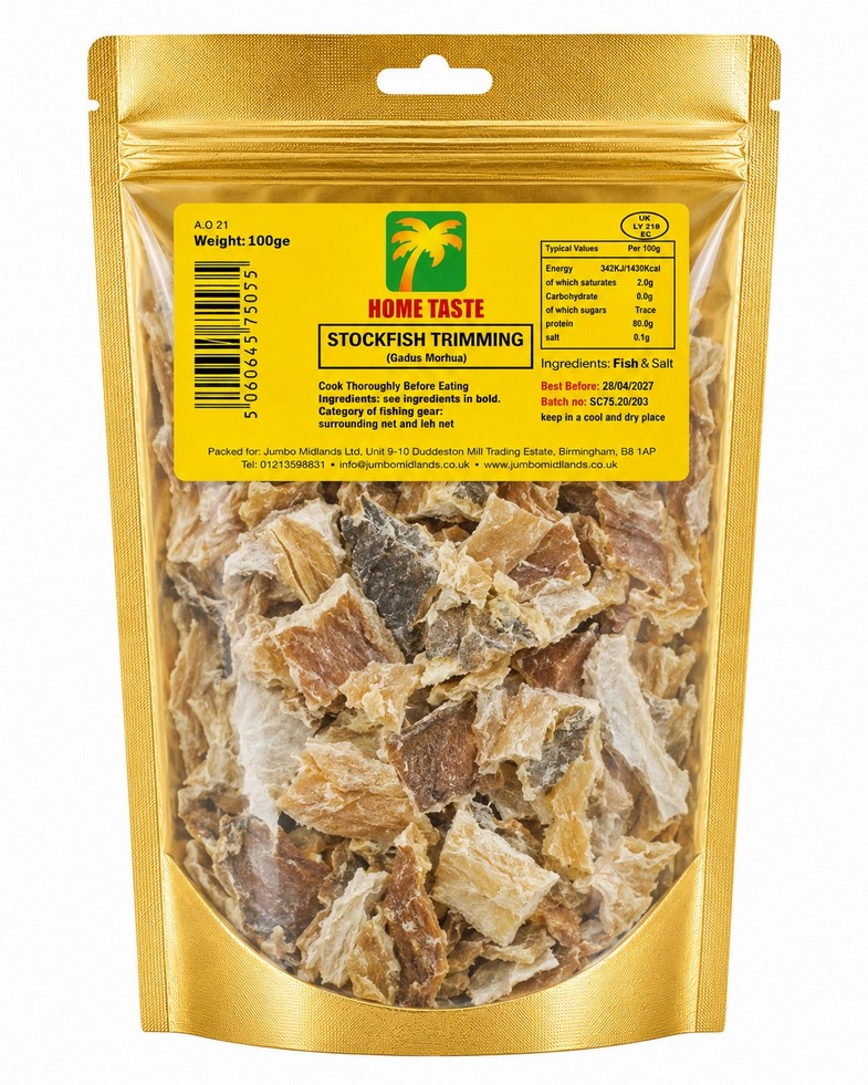 HT STOCKFISH TRIMMINGS 10X100G