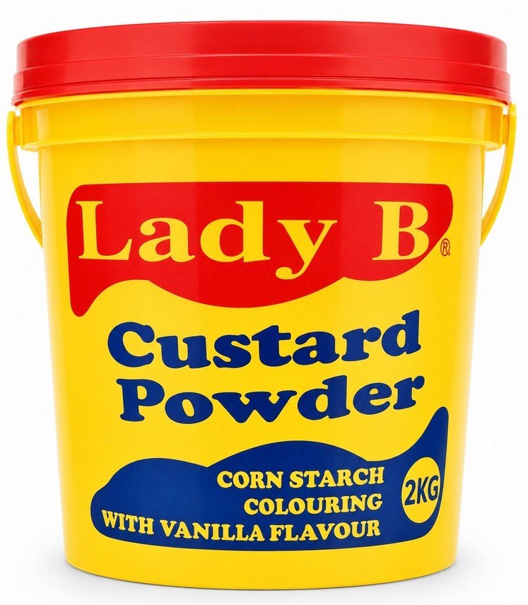LADY B CUSTARD POWDER 4X1.6KG/2KG