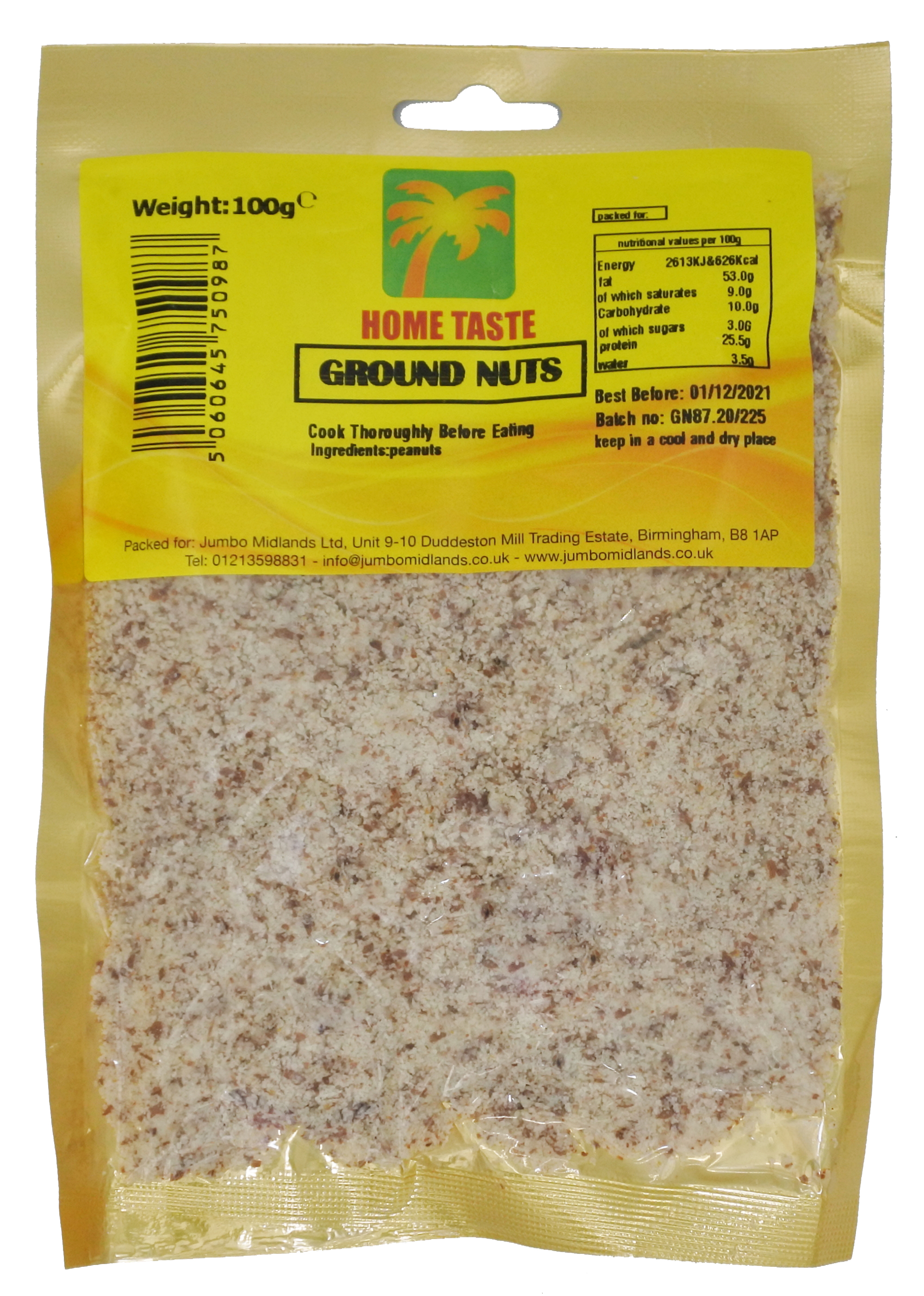 HT GROUND NUTS 10X100G