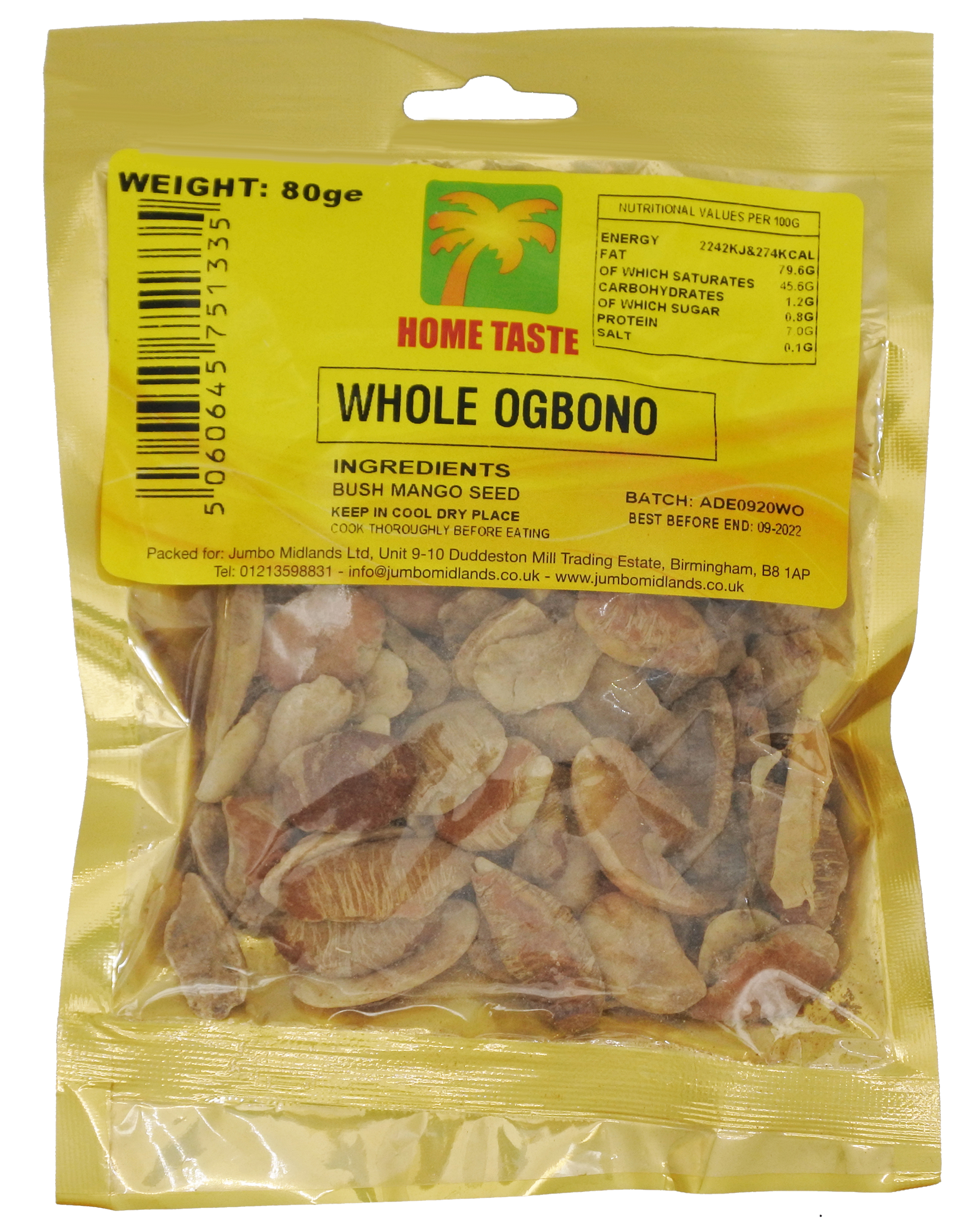 HT WHOLE OGBONO 10X80G