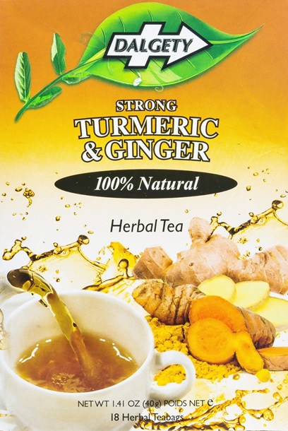 DALGETY PURE TURMERIC & GINGER TEA 6X40G