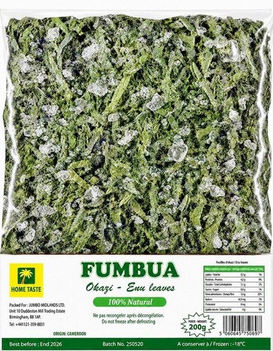 HT OKAZI LEAVES (FUMBUA) 40X200G (FROZEN)