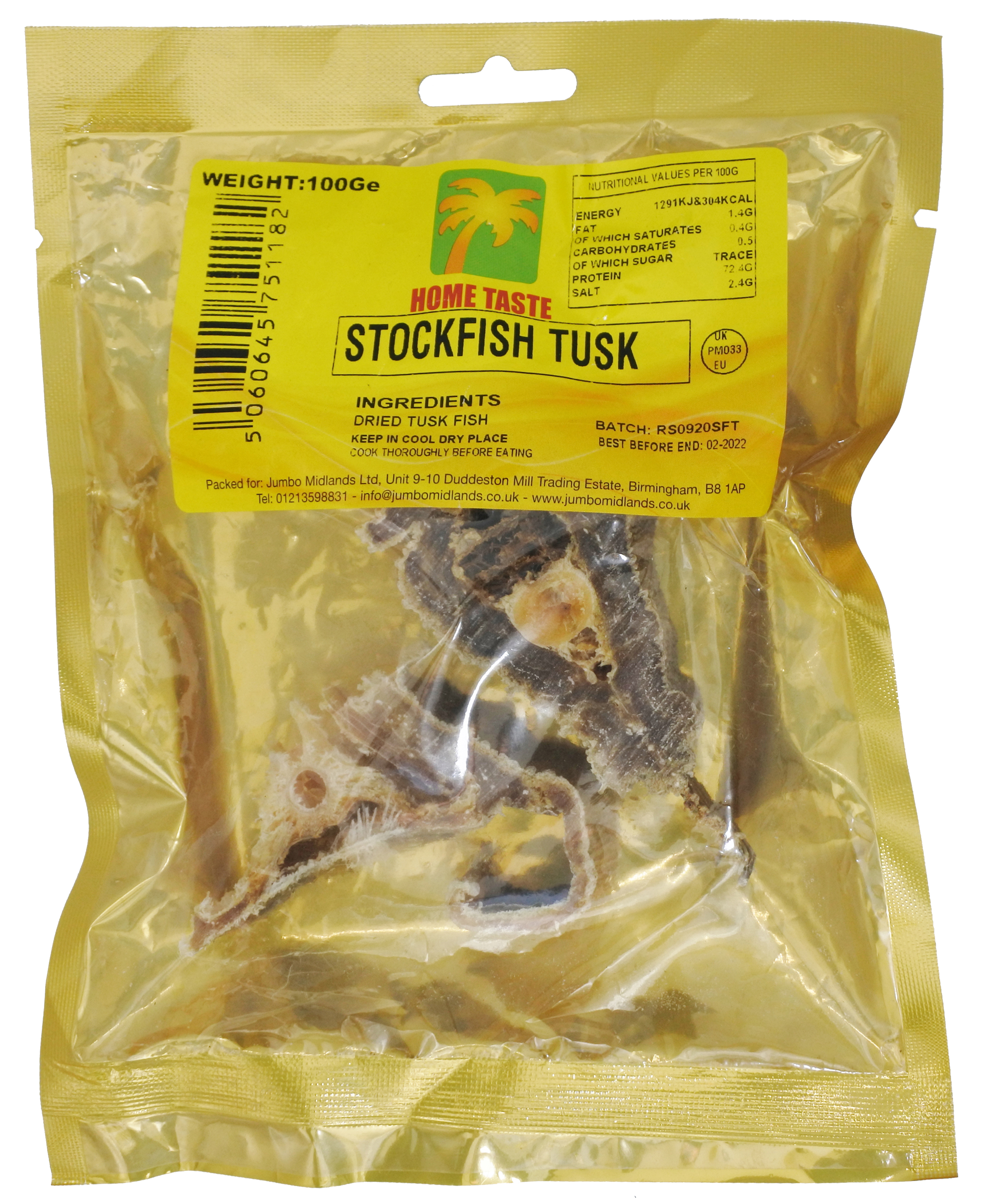 HT STOCKFISH TUSK 10X100G