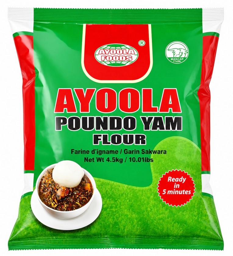 AYOOLA POUNDED YAM 4X4.5KG