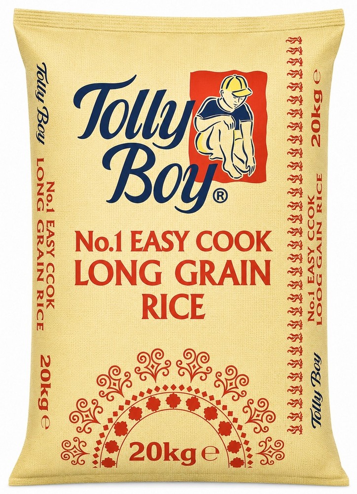 TOLLY BOY EASY COOK RICE 20KG