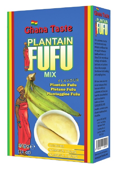 GHANA TASTE PLANTAIN FUFU 6X600G (BOX)