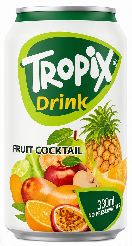 TROPIX DRINK FRUIT COCKTAIL 24X330ML