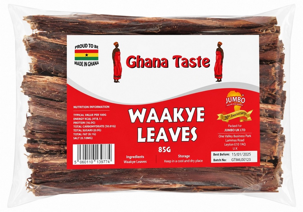 GHANA TASTE WAAKYE LEAVES 12X85G