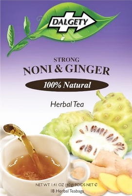 DALGETY NONI & GINGER TEA 6X40G
