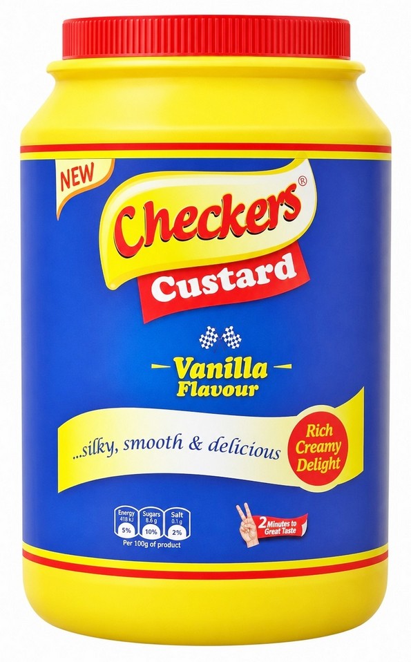 CHECKERS CUSTARD VANILLA 4X1KG