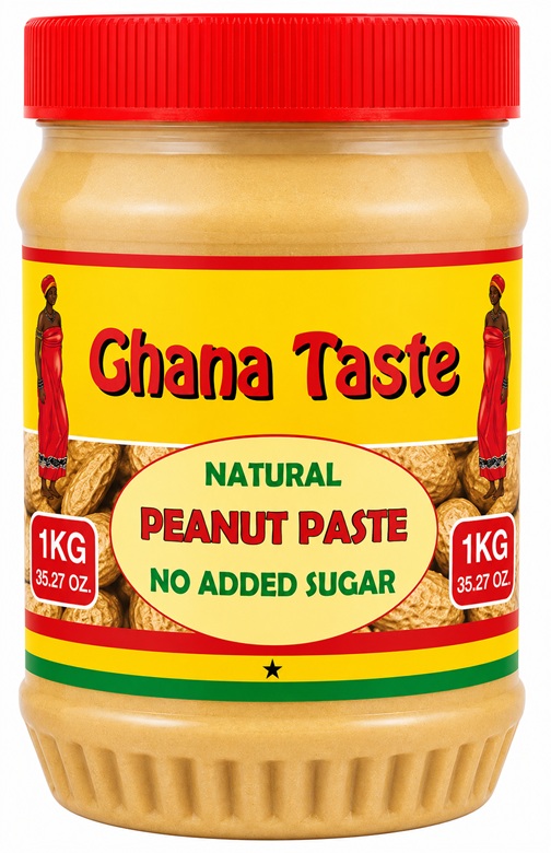 GHANA TASTE PEANUT BUTTER 6X1KG