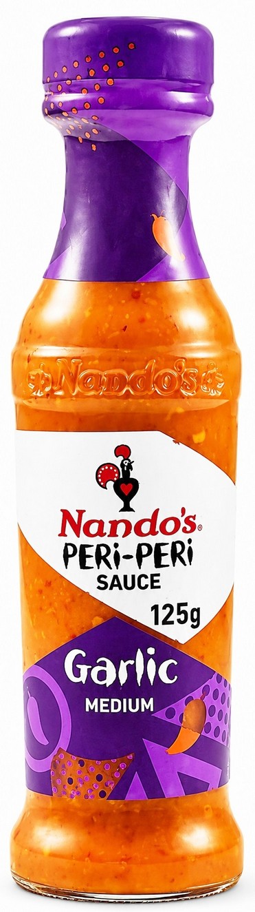 NANDOS PERI-PERI GARLIC MEDIUM (S.AFRICA) 6X125G