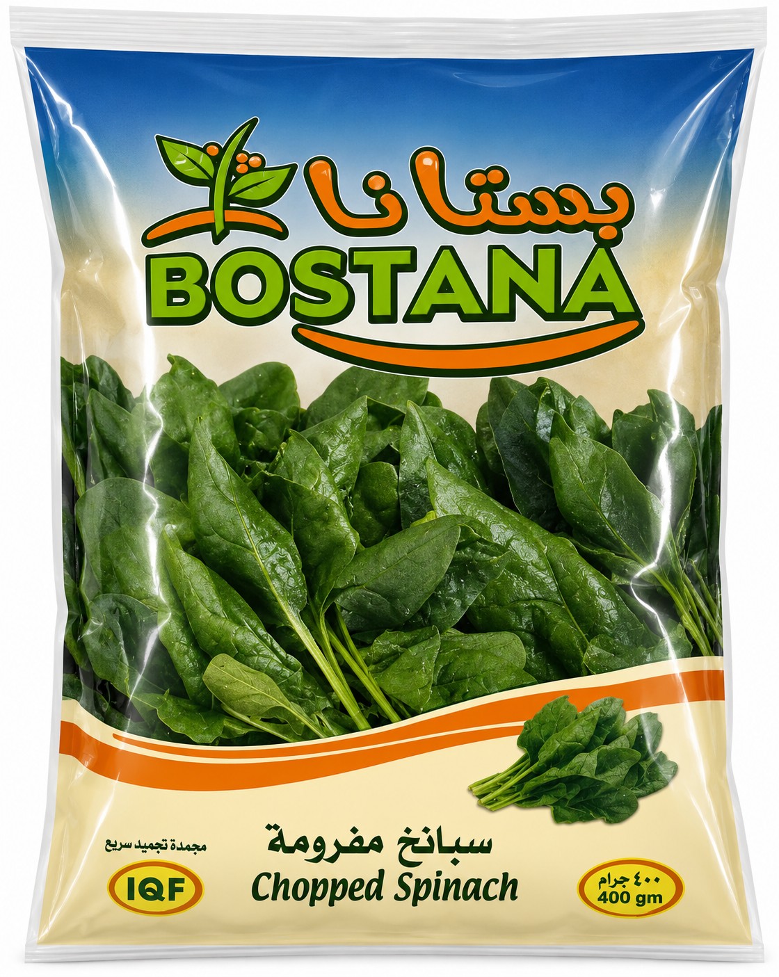 CHOPPED SPINACH 20X400G (FROZEN)