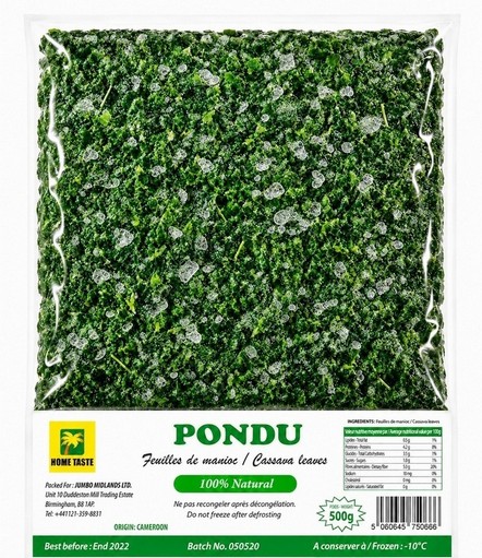 HT CASSAVA 30X500G (PONDU COARSE) (FROZEN)