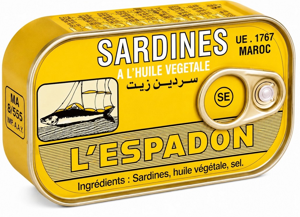 LESPADON  SARDINES IN CHILLI 50X125G