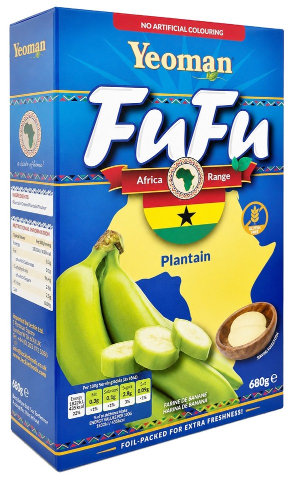 YEOMAN PLANTAIN FUFU 12X680G