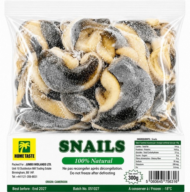 HT SNAILS LARGE 50X300G (FROZEN)