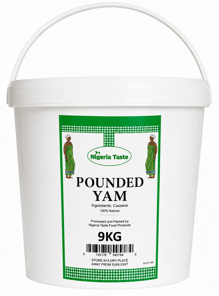 NT POUNDED YAM 9KG BUCKET