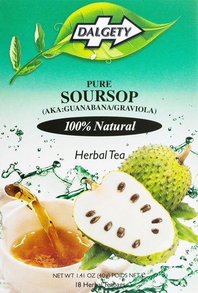 DALGETY PURE SOURSOP TEA 6X40G