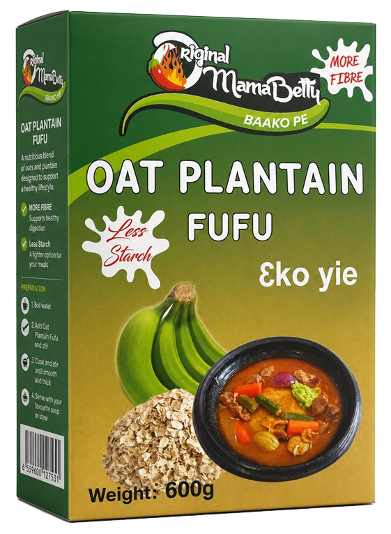 MAMA BETTY OATS FUFU FLOUR 6X600G