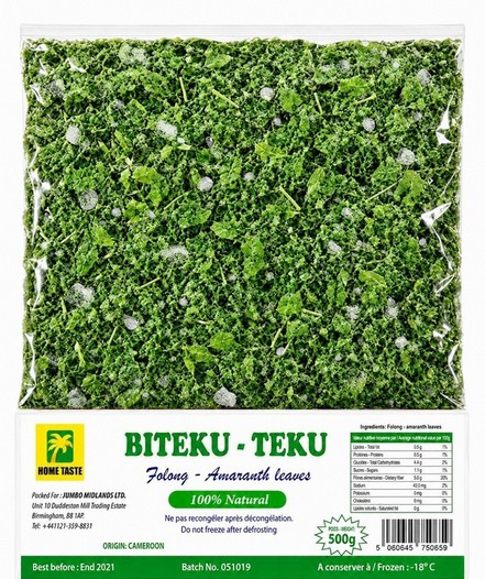 HT BITEKU-TEKU 30X500G (CALALO) (FROZEN)