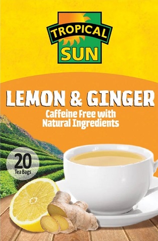 TS LEMON GINGER TEA 6X30G