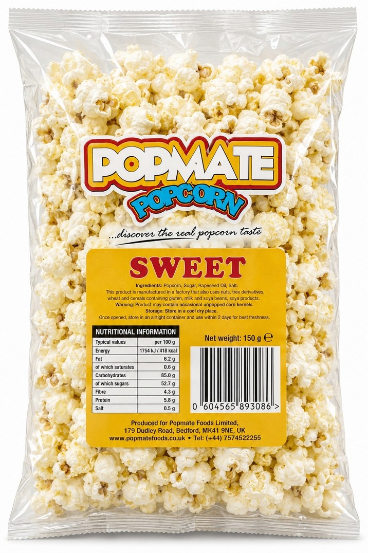 POPMATE POPCORN SWEET 25X150G