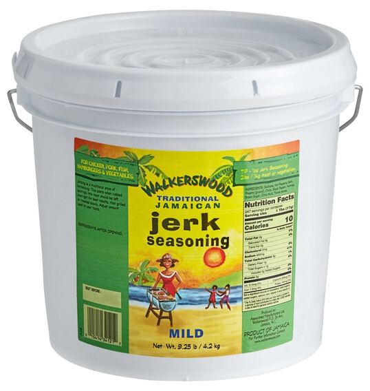 WALKERSWOODS JERK SEASONING (MILD) (TUB) 4.2KG