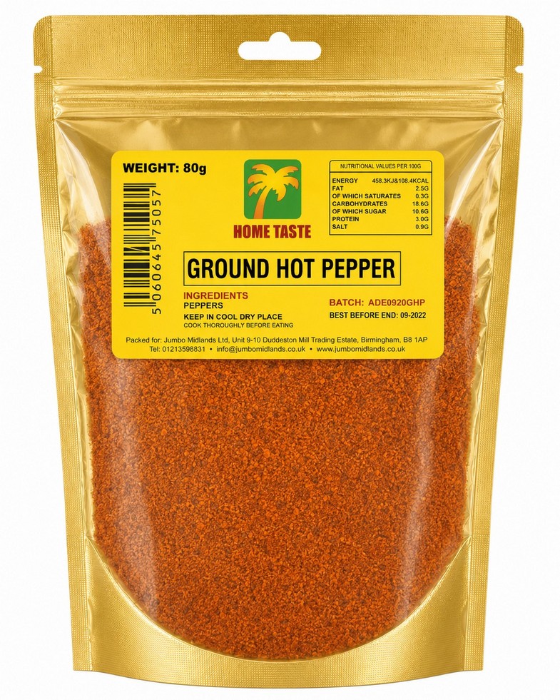 HT GROUND HOT PEPPER 10X80G