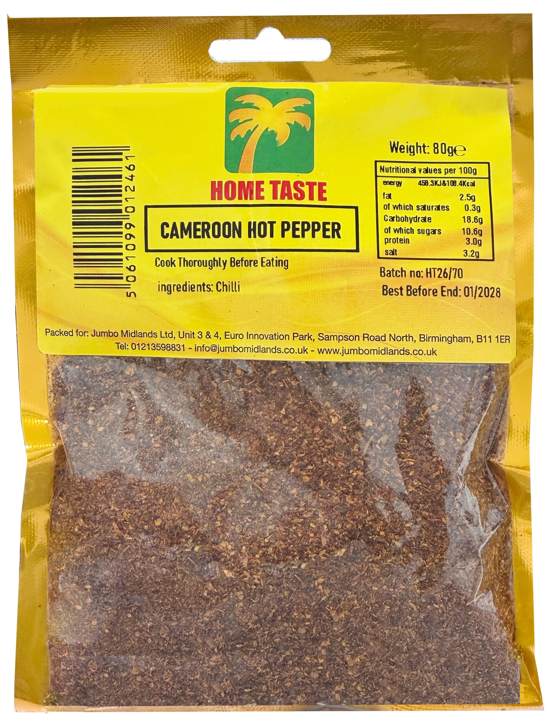 HT CAMEROON HOT PEPPER ORIGINAL 10X80G