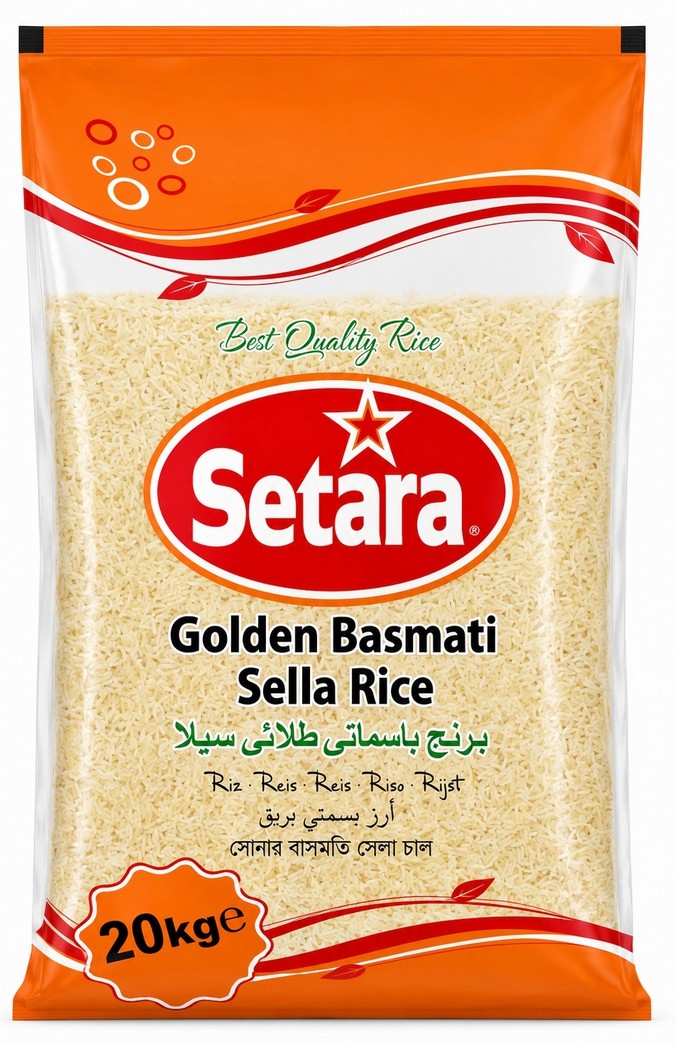 SETARA GOLDEN SELLA BASMATI RICE 20KG