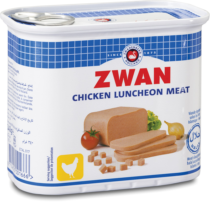 ZWAN CHICKEN LUNCHEON MEAT12X340G