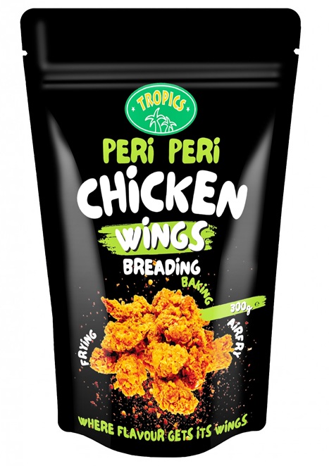 TROPICS PERI PERI CHICKEN WINGS BREADING 6X300G