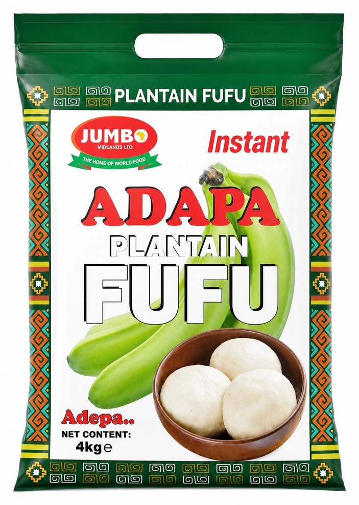 ADAPA PLANTAIN FUFU 5X4KG