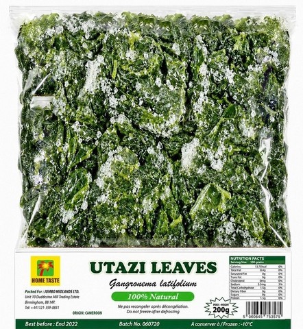 HT UTAZI LEAVES 60X200G (FROZEN)