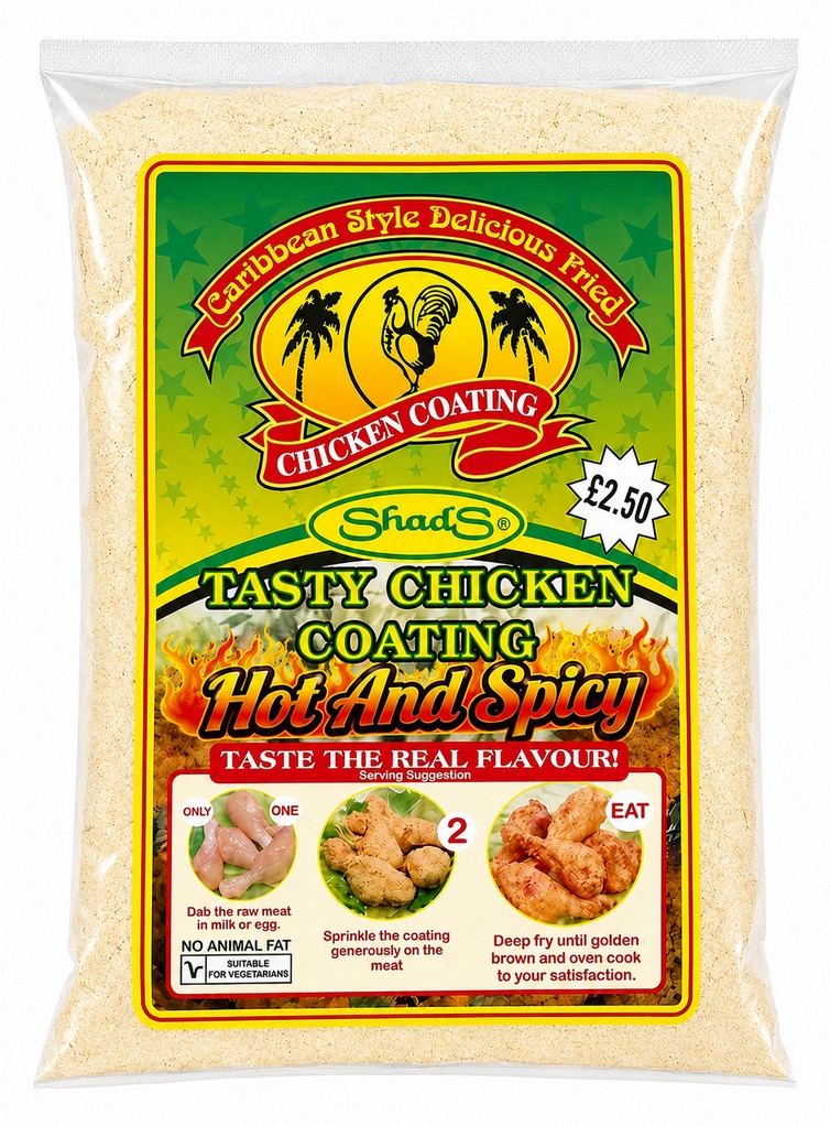 SHADS HOT & SPICY CHICKEN COATING 12X300G