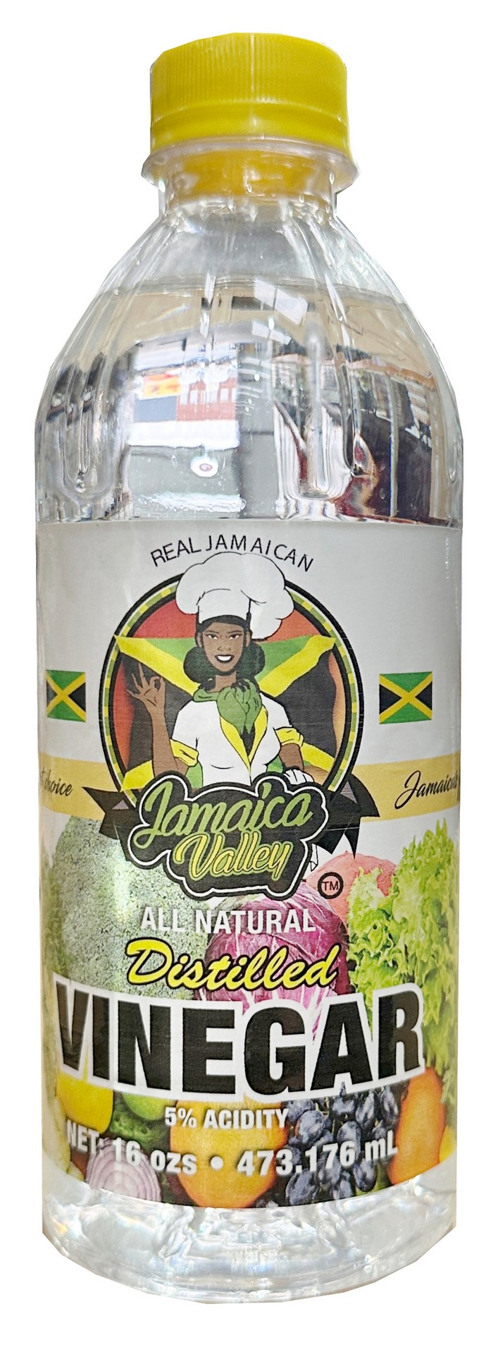 JAMAICA VALLEY DISTILLED VINEGAR 24X473ML