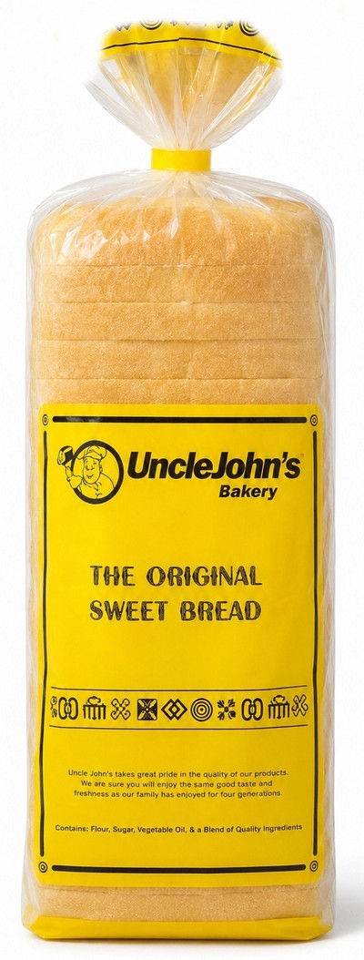 UNCLE JOHN'S SWEET BREAD 10X800G