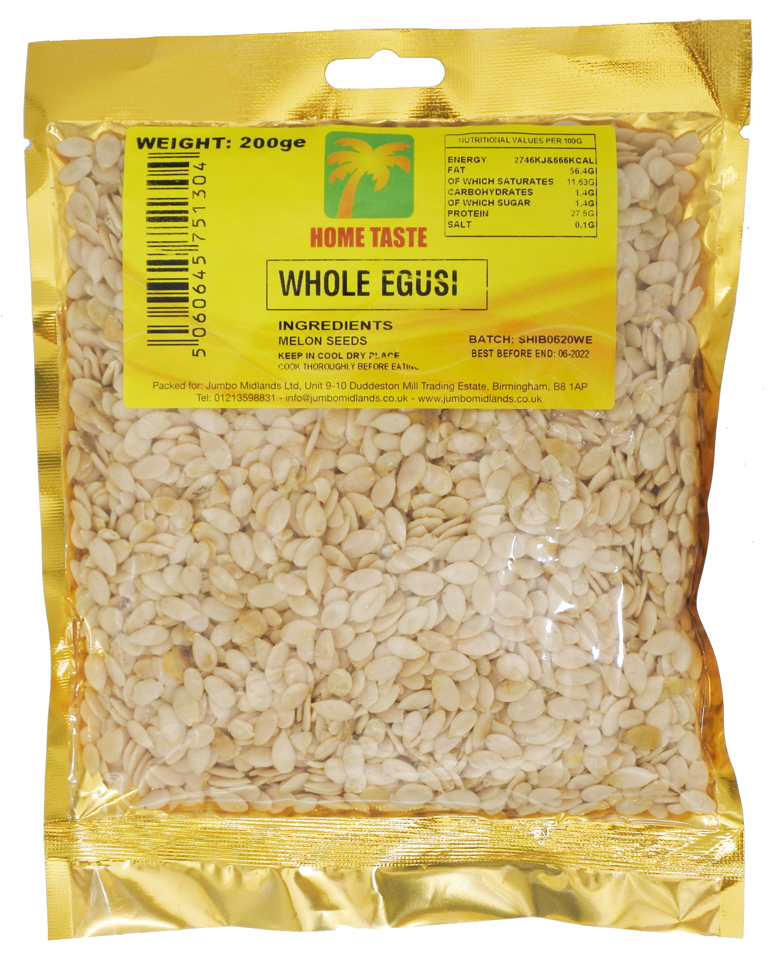 HT WHOLE EGUSI 10X200G
