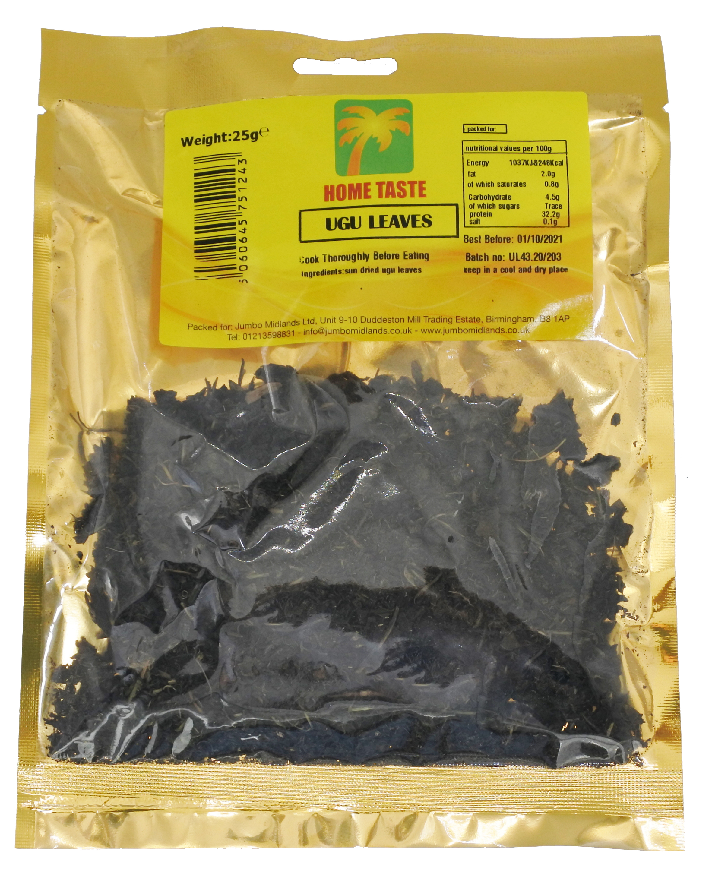 HT UGU LEAVES 10X25G