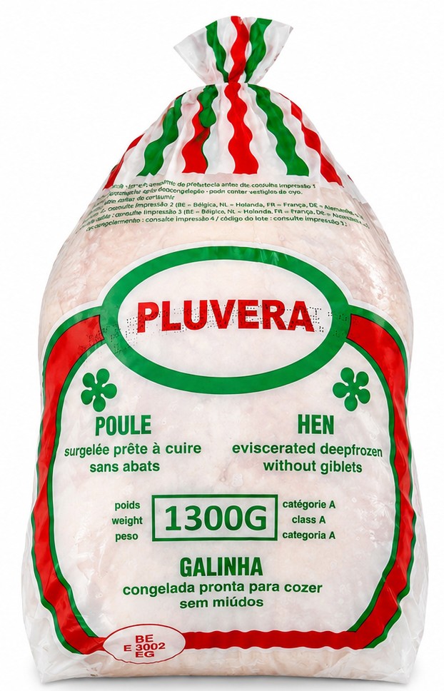 PLUVERA CHICKEN WHOLE 10X1300G (FROZEN)